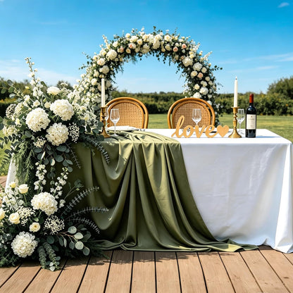 10pcs Hydrangea Artificial Flowers Bulk Heads with Stems Fade-Resistant Reusable for DIY Flower Walls Wreaths Wedding Centerpieces Home Garden Table Party Decoration