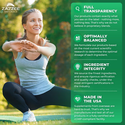 Zazzee Extra Strength Pomegranate 20:1 Extract, 120 Vegan Capsules