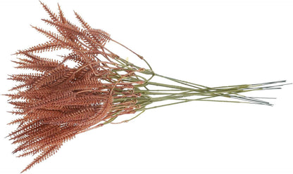 Artificial Bunny Tail Grass Stems Decorative Brown Faux Rabbit Tail Grass Branches Wedding and Home Party Floral Decor for Bedroom and Table