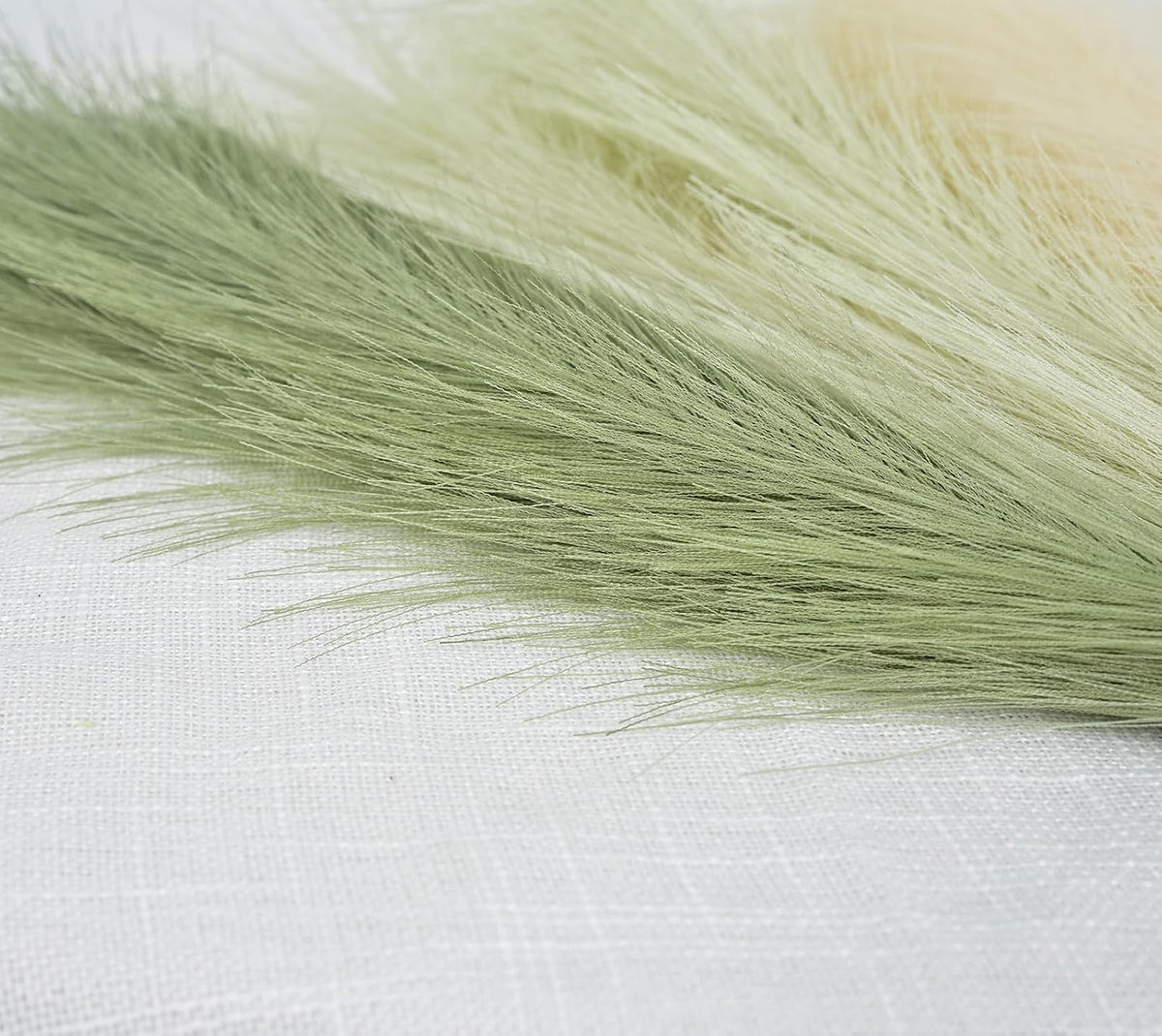 Green Pampas Grass Decor,23Inch Faux Pampas Grass Bouquets Artificial Pampas Fake Pampas Flower for Home Living Room Bedroom Vase Decor