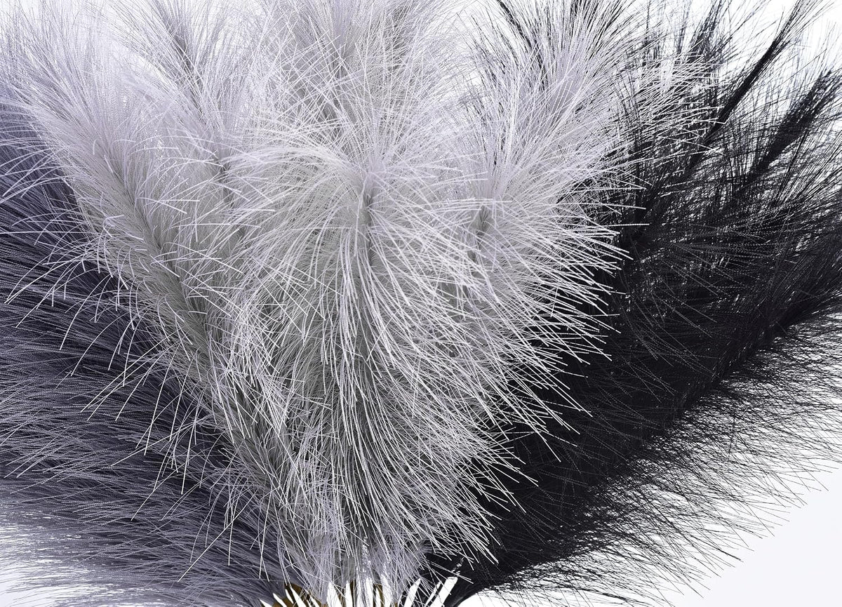 Green Pampas Grass Decor,23Inch Faux Pampas Grass Bouquets Artificial Pampas Fake Pampas Flower for Home Living Room Bedroom Vase Decor