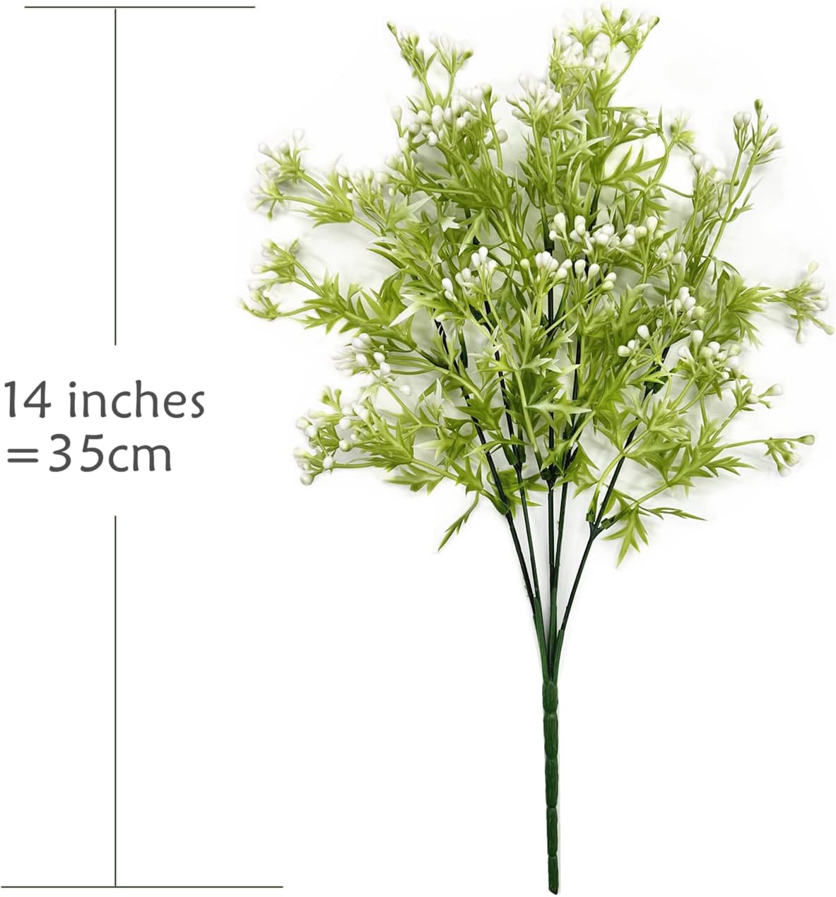 Artificial Weeping Willow Plants, Fake Hanging Vine Decor Plastic Greenery Leaves Faux Ivy for Indoor Outdoor Garden Door Wall DIY Basket Planter Filler Wedding Party Decoration Blackish Green 4 Pack
