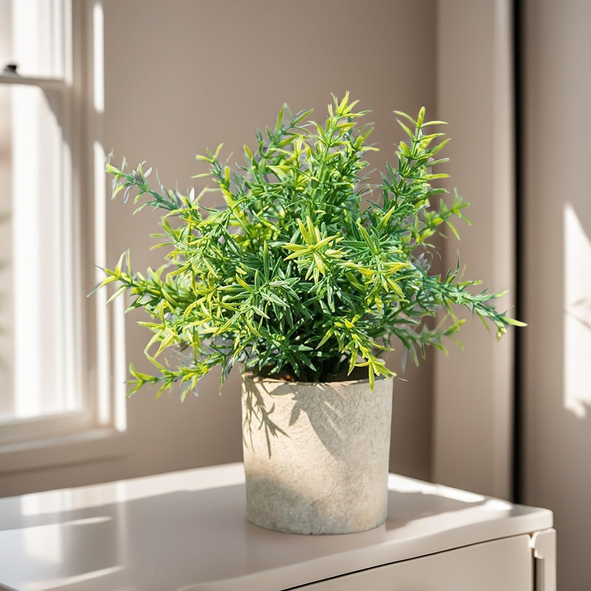 5 Pack Small Fake Plants for Home Decor, Artificial Plants Indoor