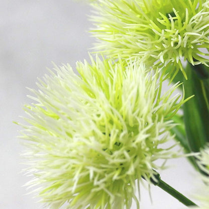 15pcs Silk Dandelion Flowers Home Decorative Plastic Fake Artificial Flowers for Home Party Wedding Green Real Touch Decoration(7.87inch)