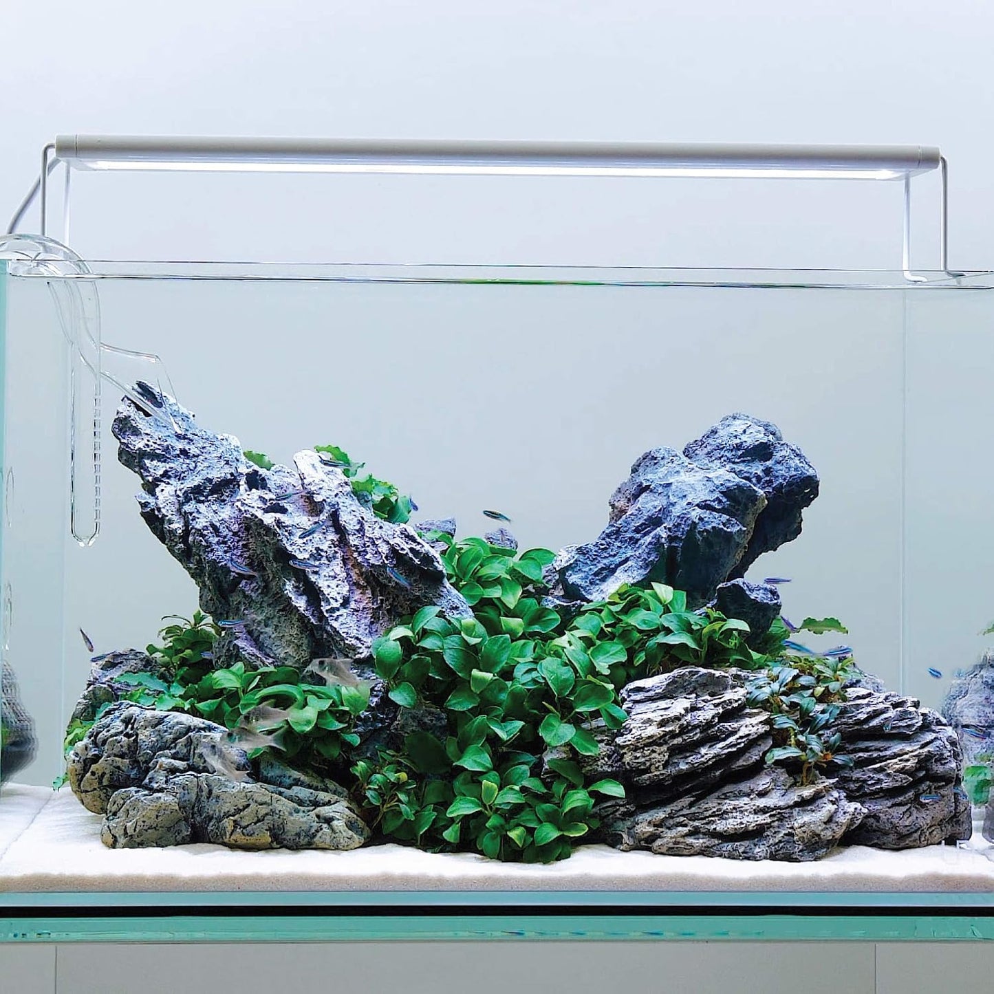 Seiryu Stone Collection 7 Piece Set | Molded Aquarium Decor Rock Artificial Resin Fish Tank Decoration up to 36" Long Aquariums 8816