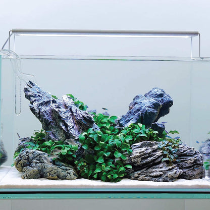 Seiryu Stone Collection 7 Piece Set | Molded Aquarium Decor Rock Artificial Resin Fish Tank Decoration up to 36" Long Aquariums 8816