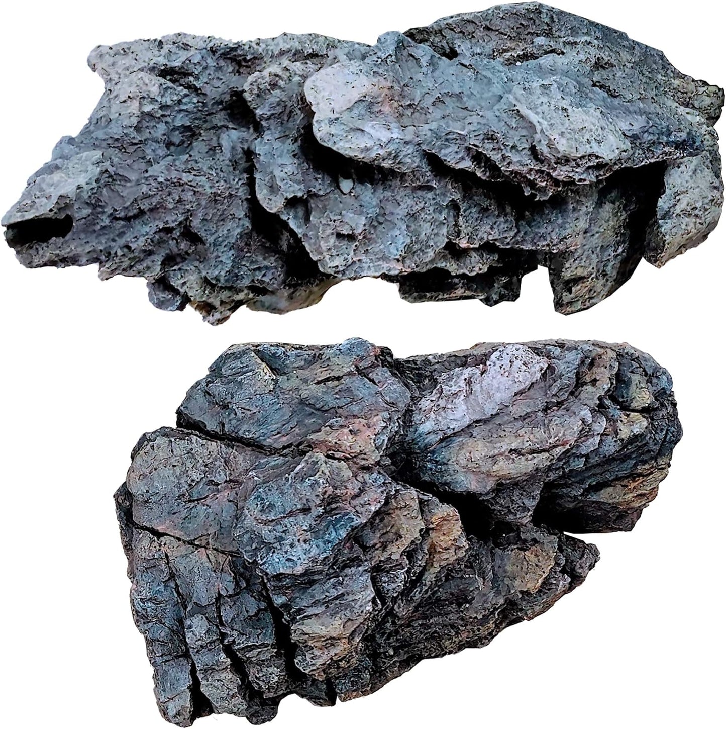 Seiryu Stone Collection 7 Piece Set | Molded Aquarium Decor Rock Artificial Resin Fish Tank Decoration up to 36" Long Aquariums 8816