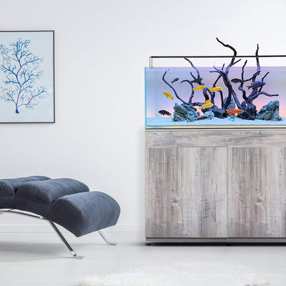 Seiryu Stone Collection 7 Piece Set | Molded Aquarium Decor Rock Artificial Resin Fish Tank Decoration up to 36" Long Aquariums 8816