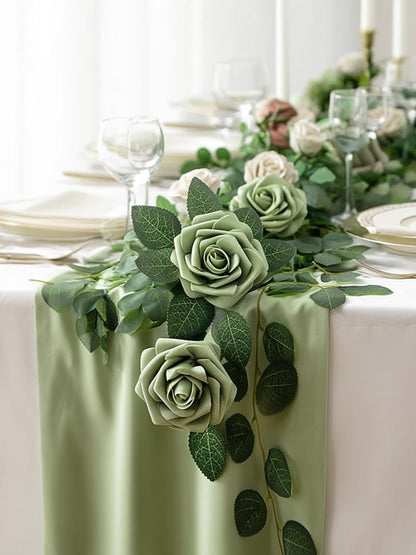 Artificial Flowers, 50 Pcs Pink Foam Fake Roses Bulk with Stems for Decoration DIY Wedding Bouquets Centerpieces Bridal Shower Party Valentines Christmas Tree