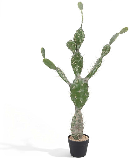 Artificial Cactus 16 INCH Tall Fake Cactus Plants Faux Cacti Saguaro with Planter for Indoor Outdoor Home Office Shop Garden Decoration