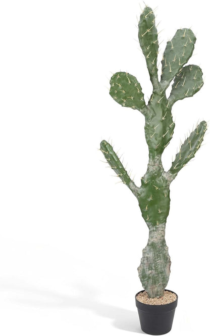 Artificial Cactus 16 INCH Tall Fake Cactus Plants Faux Cacti Saguaro with Planter for Indoor Outdoor Home Office Shop Garden Decoration