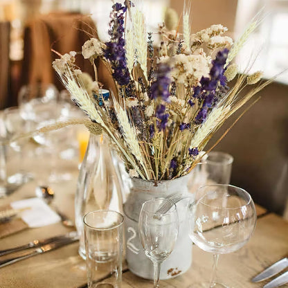 100 Pcs Dried Wheat Stalks Bundle Grass Natural Dried Wheat Sheaves Stems Dried Flowers Arrangement Bouquet for Wedding Party Table Centerpiece Fall Harvest Wreath Boho Decor Farmhouse DIY