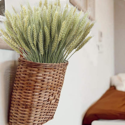 100 Pcs Dried Wheat Stalks Bundle Grass Natural Dried Wheat Sheaves Stems Dried Flowers Arrangement Bouquet for Wedding Party Table Centerpiece Fall Harvest Wreath Boho Decor Farmhouse DIY