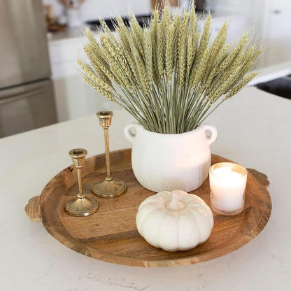 100 Pcs Dried Wheat Stalks Bundle Grass Natural Dried Wheat Sheaves Stems Dried Flowers Arrangement Bouquet for Wedding Party Table Centerpiece Fall Harvest Wreath Boho Decor Farmhouse DIY