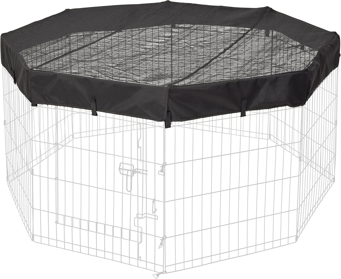 Octagon Exercise Pen Fabric Mesh Top