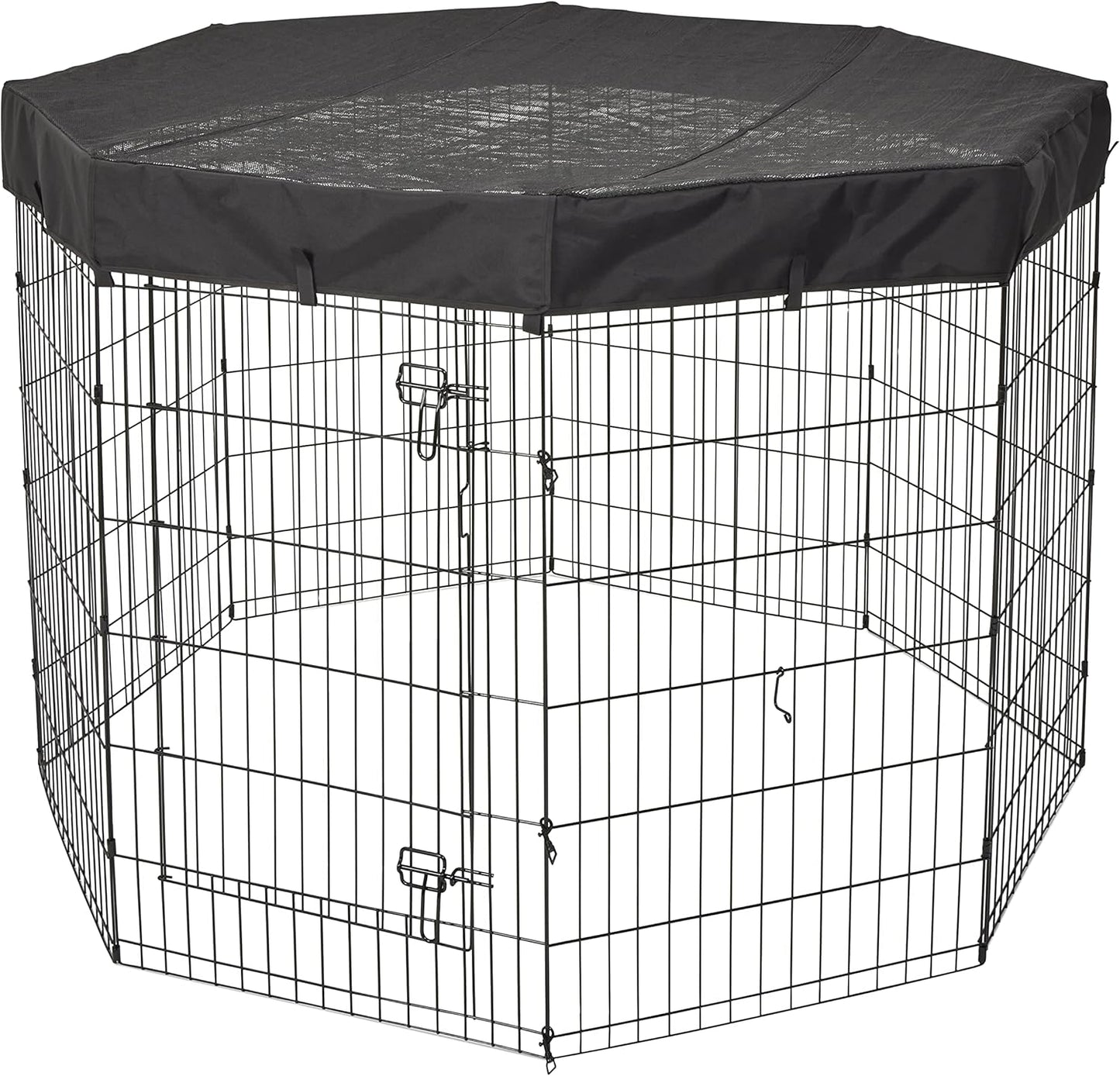 Octagon Exercise Pen Fabric Mesh Top