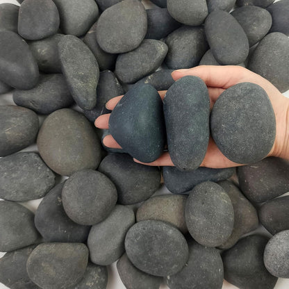 FANTIAN 5 lbs Natural Aquarium Rocks, 2-3 Inch Large Pebbles.Decorative River Rocks for Plants, Fish Tank, Garden, Paving, Fountain, Walkways and Outdoor Landscaping