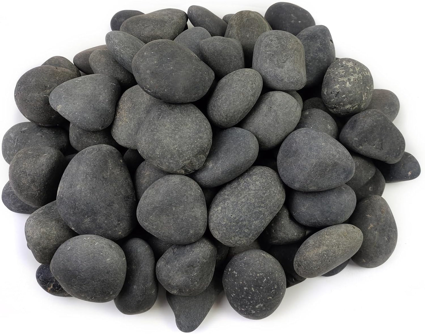 FANTIAN 5 lbs Natural Aquarium Rocks, 2-3 Inch Large Pebbles.Decorative River Rocks for Plants, Fish Tank, Garden, Paving, Fountain, Walkways and Outdoor Landscaping