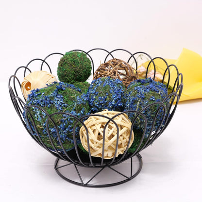 Handmade Natural Green Plant Moss Balls Decorative for Home Party Display Decor Props (2 in)