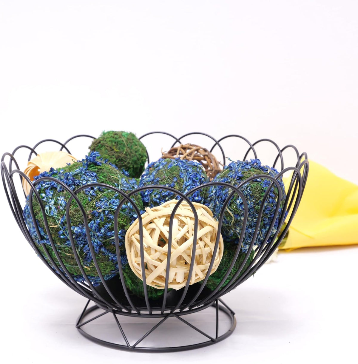 Handmade Natural Green Plant Moss Balls Decorative for Home Party Display Decor Props (2 in)