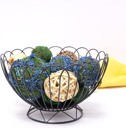 Handmade Natural Green Plant Moss Balls Decorative for Home Party Display Decor Props (2 in)