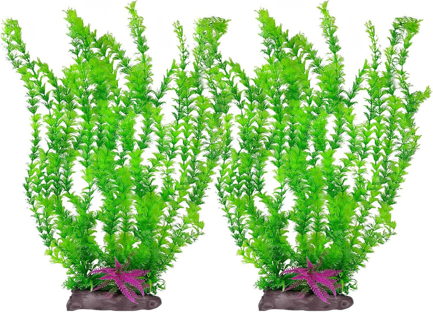 Aquarium Plastic Plants Aquarium Decor Artificial Fish Tank Plants,Tall Fish Tank Decorations, Extra Large Aquarium Plant 20.4-inch Tall,1PCS