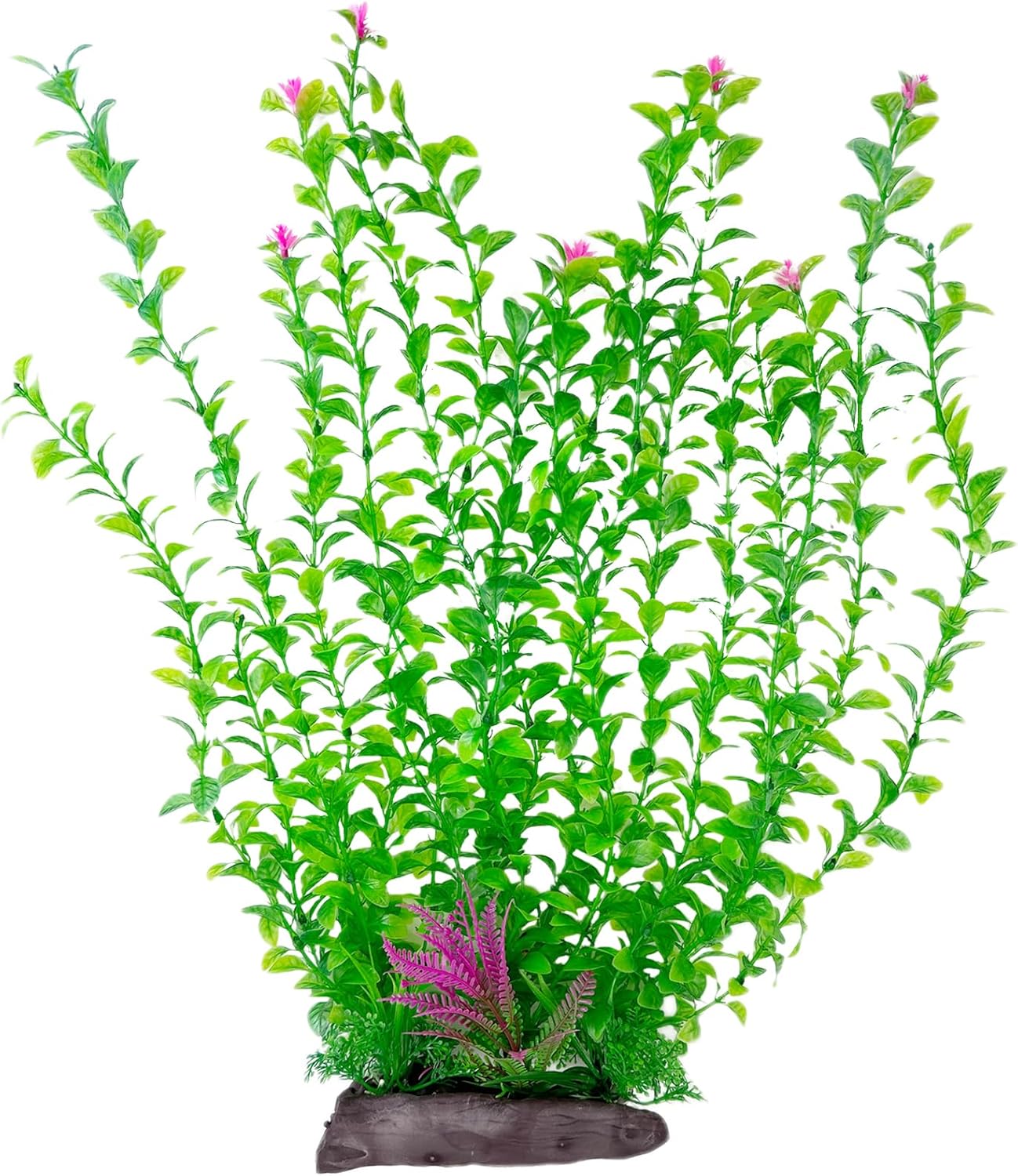 Aquarium Plastic Plants Aquarium Decor Artificial Fish Tank Plants,Tall Fish Tank Decorations, Extra Large Aquarium Plant 20.4-inch Tall,1PCS
