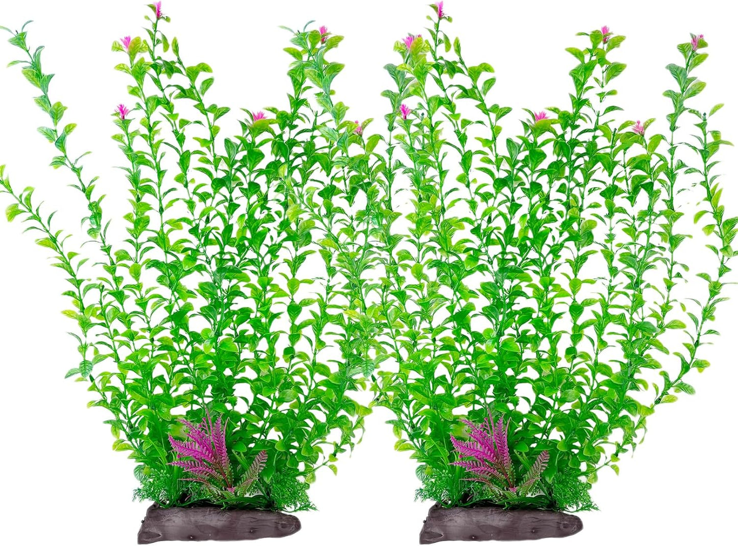 Aquarium Plastic Plants Aquarium Decor Artificial Fish Tank Plants,Tall Fish Tank Decorations, Extra Large Aquarium Plant 20.4-inch Tall,1PCS