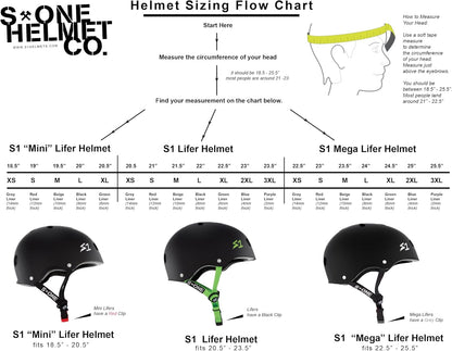 S1 Lifer Helmet for Skateboarding, BMX, and Roller Skating - Colors B
