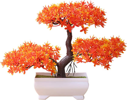Artificial Bonsai Tree Juniper Faux Plants Indoor Small Fake Plants Decor with Pots for Home Table Office Desk Bathroom Shelf Bedroom Living Room Farmhouse Decorations Wedding Tabletop Gr