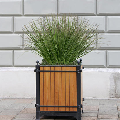 Artificial Grass, Fake Grass, Artificial Shrubs, Wheatgrass Cattails Fake Grass Decorations, Artificial Plants, Ornamental Grass, Outdoor Fake Grass, Green Leafy Decorations (12PCS)