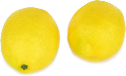 20Pcs Yellow Simulation Artificial Lemon Fake Fruit Disply Home Party Decor Artificial Fruit Trees for Home Decor Artificial Fruit Artificial Plants and Flowers Artificial Plants and Flowers
