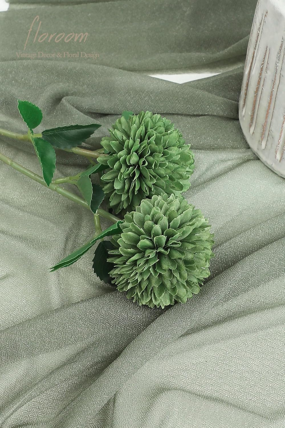 12pcs Lilac Faux Silk Mums Artificial Flowers Bulk Fake Chrysanthemums with Stems for DIY Wedding Table Centerpieces Floral Arrangements Vase Fillers Home Decorations