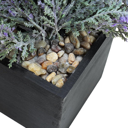 15" Assorted Artificial Succulent Arrangement Assorted Succulents in Rectangular Wooden Planter Faux Potted Plant for Farmhouse Table Centerpiece Windowsill Shelf Desk Mantel Greenery Décor