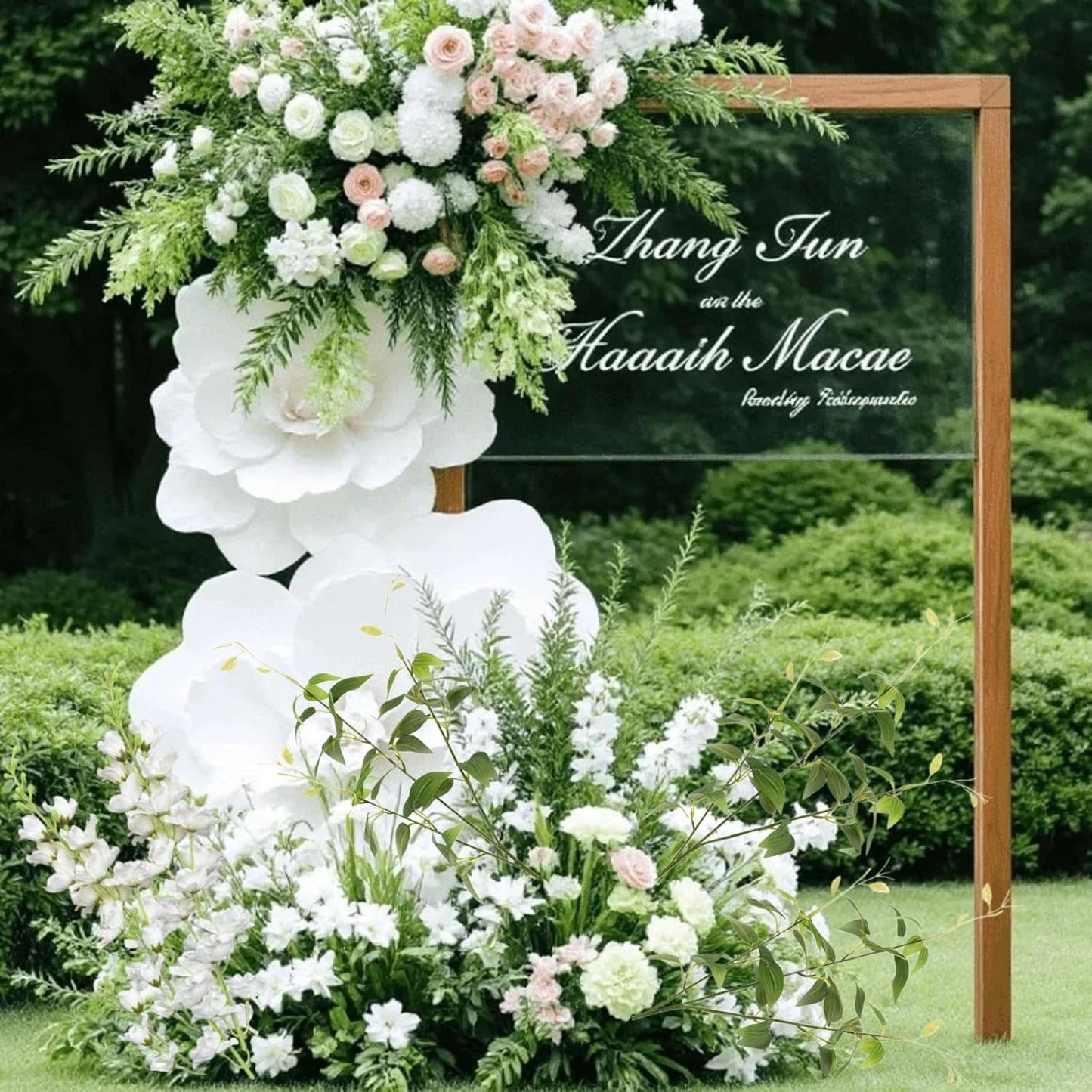 8 pcs White Delphinium Artificial Flowers, 34.25''Artificial Snapdragon Flowers Tall Fake Flowers Silk Flowers Faux Delphinium Bulk for Tall Vase Home Wedding Garden Table Decor (White)