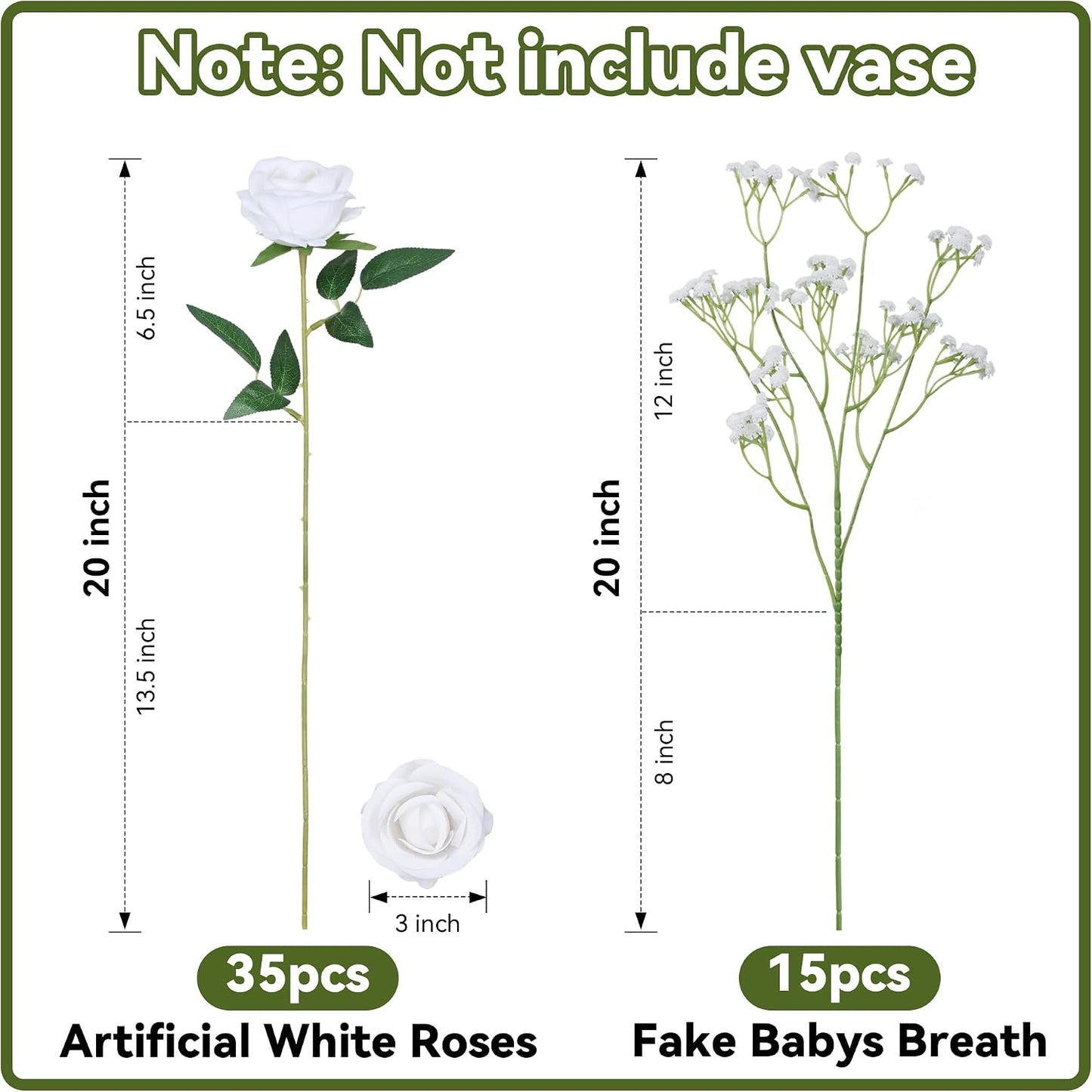 50 PCS Roses Artificial Flowers, Fake Roses with Stem Realistic Blush Silk Rose for DIY Wedding Bouquets Table Centerpieces Arrangements Baby Shower Birthday Home Decor Valentines Day Gift for Her