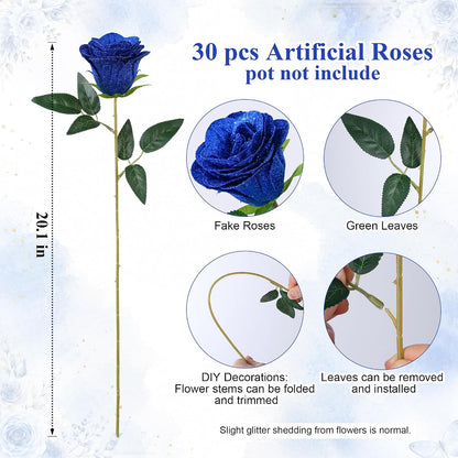 50 PCS Roses Artificial Flowers, Fake Roses with Stem Realistic Blush Silk Rose for DIY Wedding Bouquets Table Centerpieces Arrangements Baby Shower Birthday Home Decor Valentines Day Gift for Her