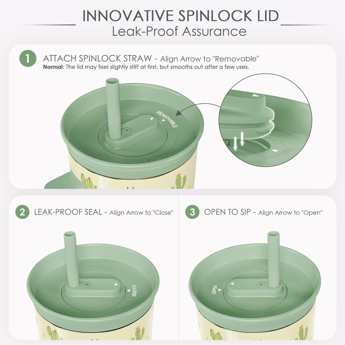 Lemon Stainless Steel Locking Lid Silicone Straw Tumbler with Handle 40oz, Insulated Stainless Steel Travel Cup for Women Girls Friends, Gift Idea for Birthday Summer Vacation