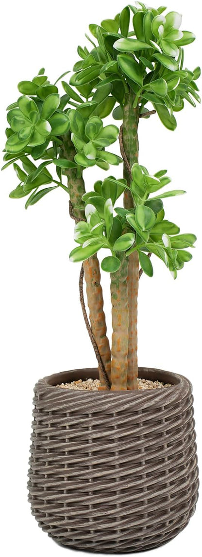 32” Artificial Cactus Plants, Tall Artificial Plants Outdoor, Tall Fake Cacti Plant UV-Resistant in White Pot, Faux Floor Plants for Indoor Home Office Hotel Bedroom Patio Balcony Garden