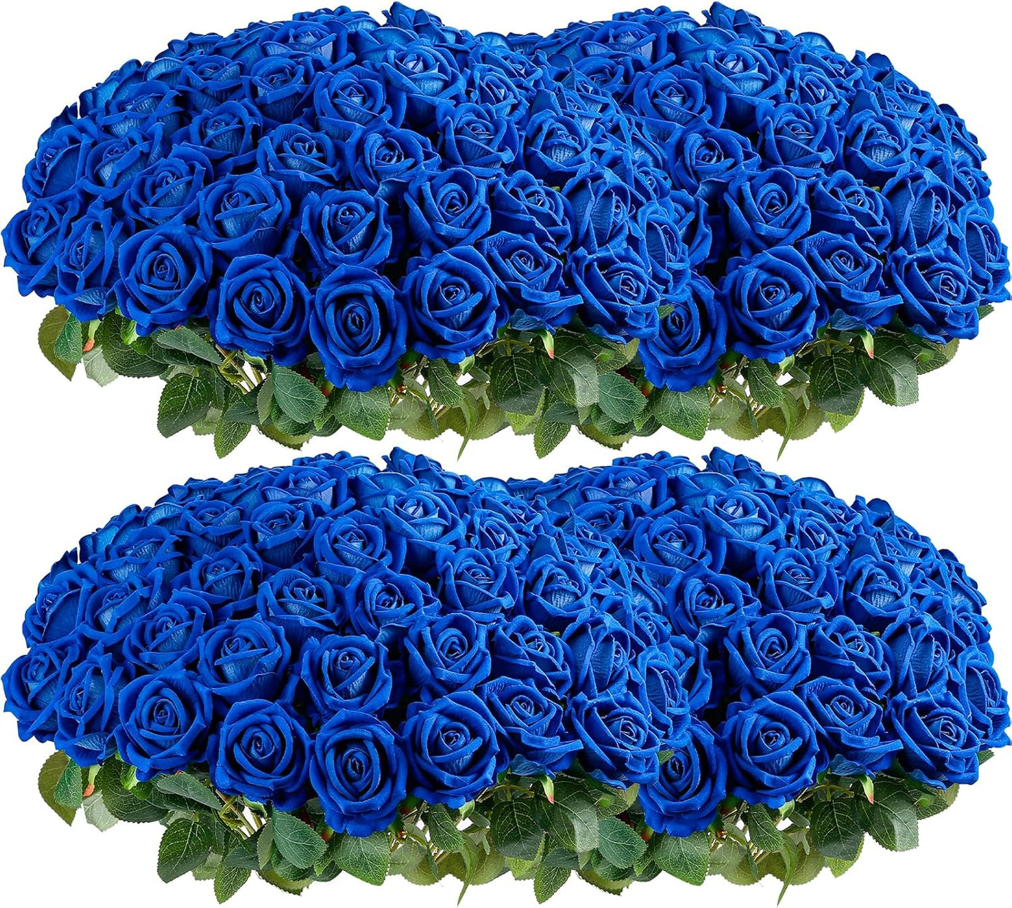 60Pcs Red Roses Artificial Flowers, Velvet Silk Faux Roses, Realistic Red Flowers for Father's Day, Wedding Centerpieces, Cake, Bridal Bouquets, Home Decor, Anniversary, Valentine's Day Decorations