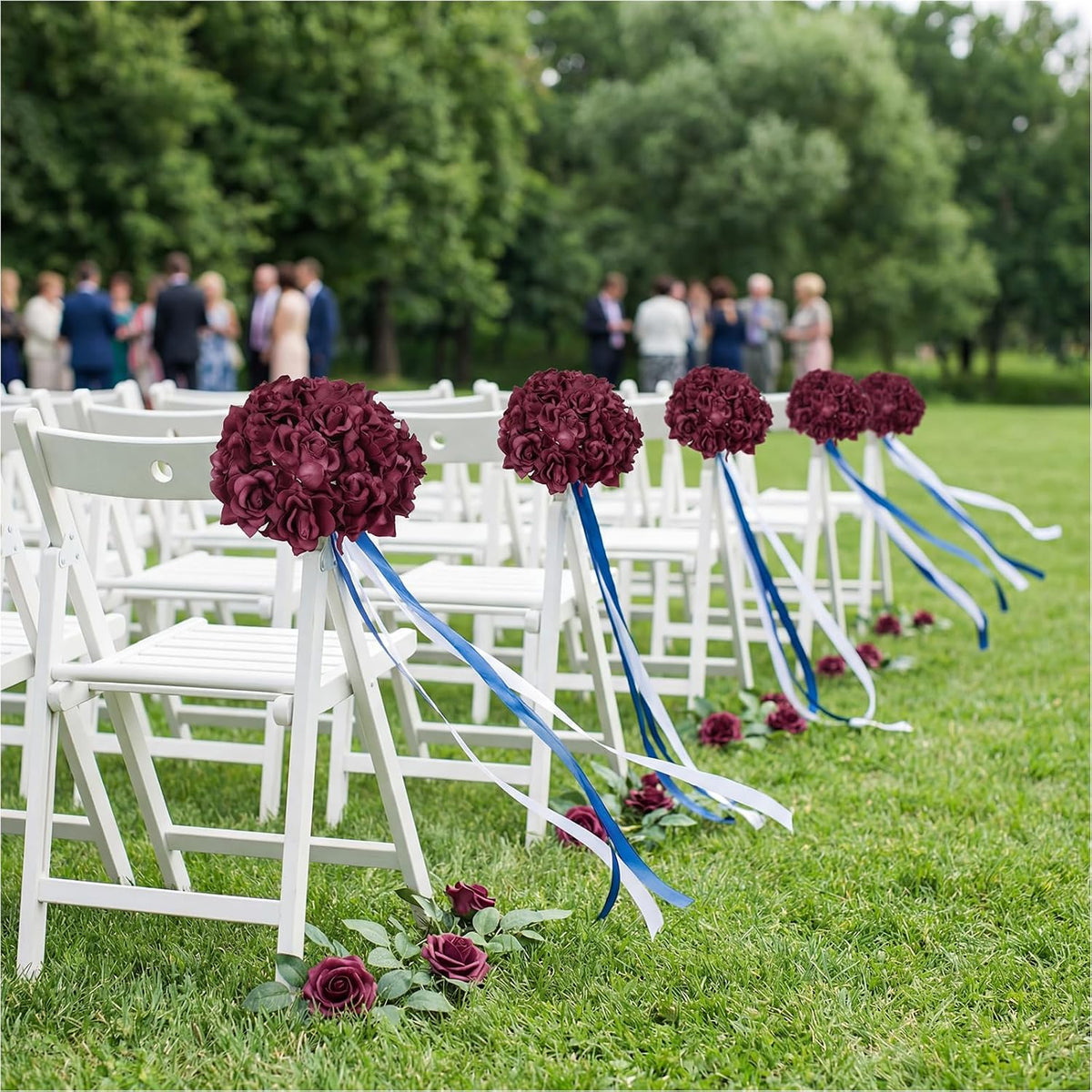 25PCS Gardenia Flowers Artificial 3.15’’ Foam Fake Rose Heads White Faux Gardenia Flowers with Stems for Wedding Bouquet Bridal Shower Party Home Floral Arrangements(White)