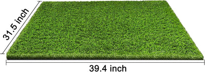 Artificial Grass, Professional Dog Grass Mat, Potty Training Rug and Replacement Turf Outdoor Rug Patio Lawn Decoration, Easy to Clean with Drainage（39.4" x 31.5"）