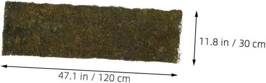 Simulated Artificial Moss Mat for Xmas Window Display, Natural Rug