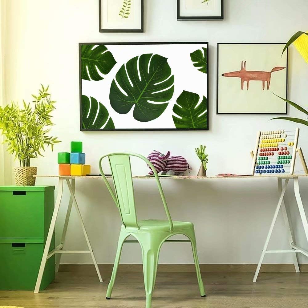 60Pcs Luau Party Decorations Tropical Hawaiian Supplies Palm Leaves