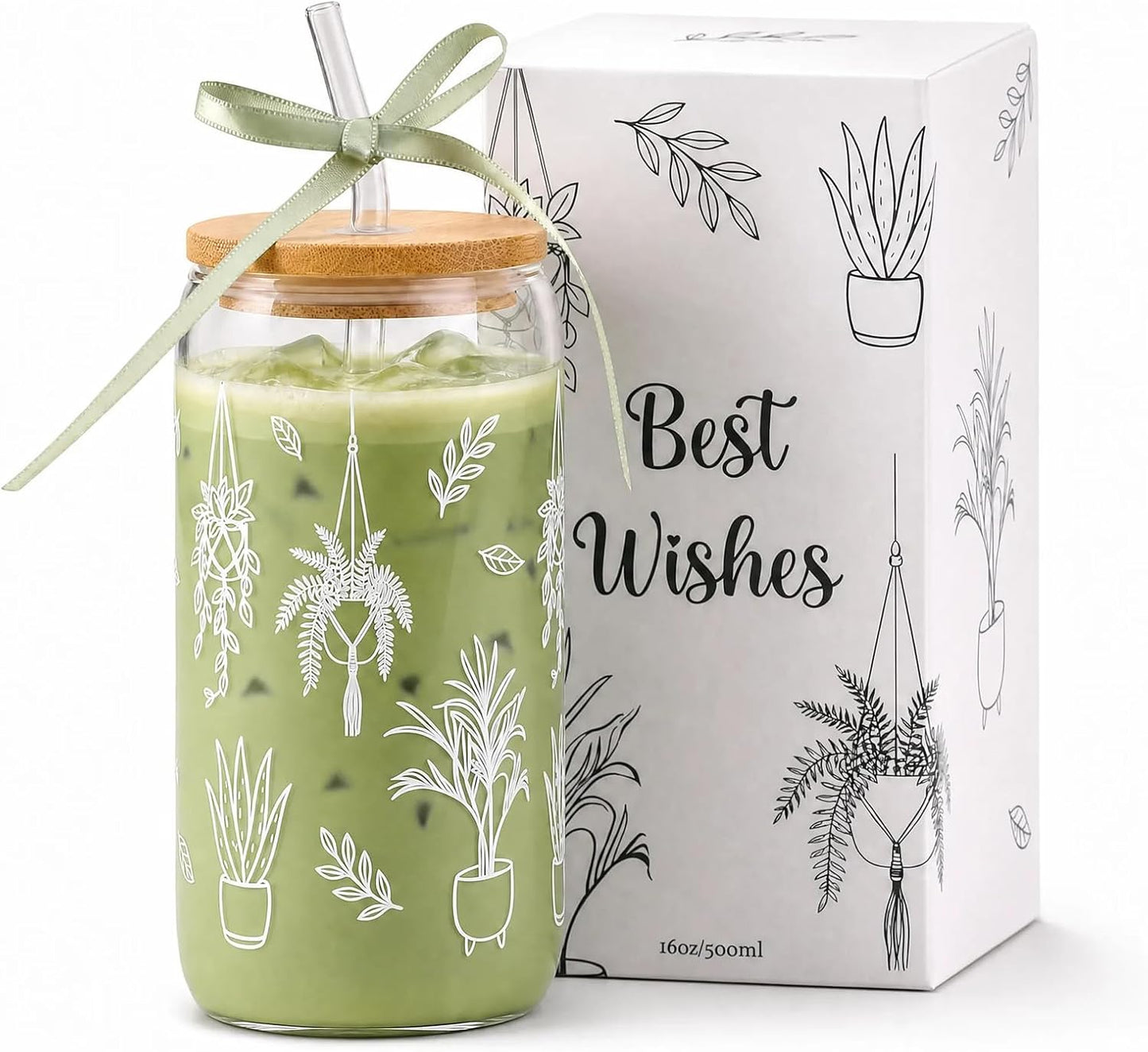 Lemon Glass Cups with Lid and Straw, Cute Lemon Gift for Women | Iced Coffee Tumbler Mug for Birthday Bridal Shower Wedding Summer Party Gift for Women Mom Friends Teen Girls Stuff 16oz