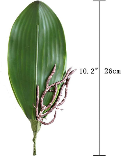 38 Inch Artificial Phalaenopsis Flowers Branches Real Touch (Not Silk) Orchids Flowers for Home Office Wedding Decoration,Pack of 2 (White)