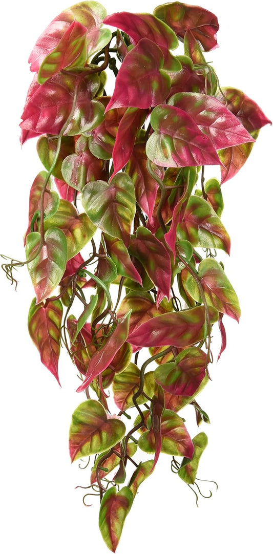 Reptology Decorative Hanging Terrarium Plant Vines for Reptiles and Amphibians – 12” Length – Green
