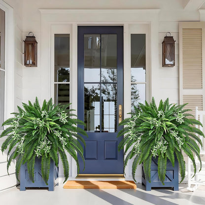 48" Large Fake Ferns Artificial Ferns for Outdoors