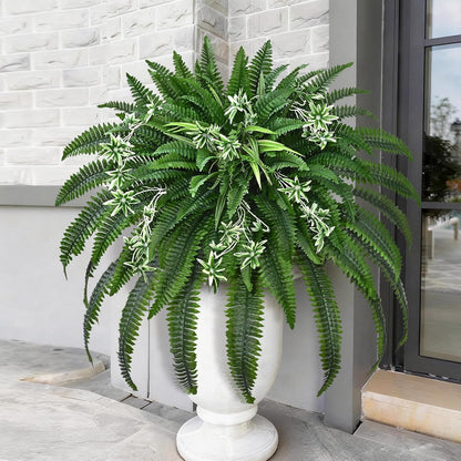 48" Large Fake Ferns Artificial Ferns for Outdoors