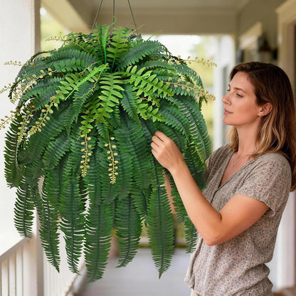 48" Large Fake Ferns Artificial Ferns for Outdoors